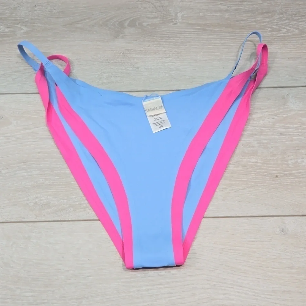 NWOT L Space Women Anthropologie Bitsy Cut Swim bottom sz L